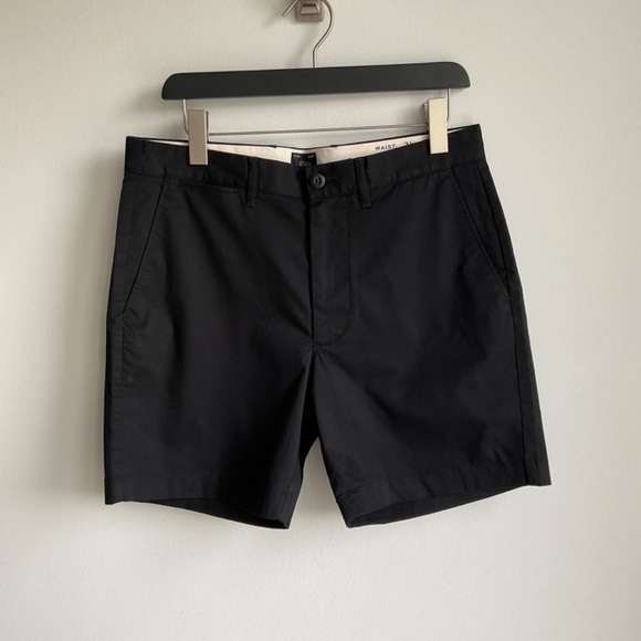 NWT J. Crew Mens Black 7" stretch chino short SZ 31 - Picture 4 of 6